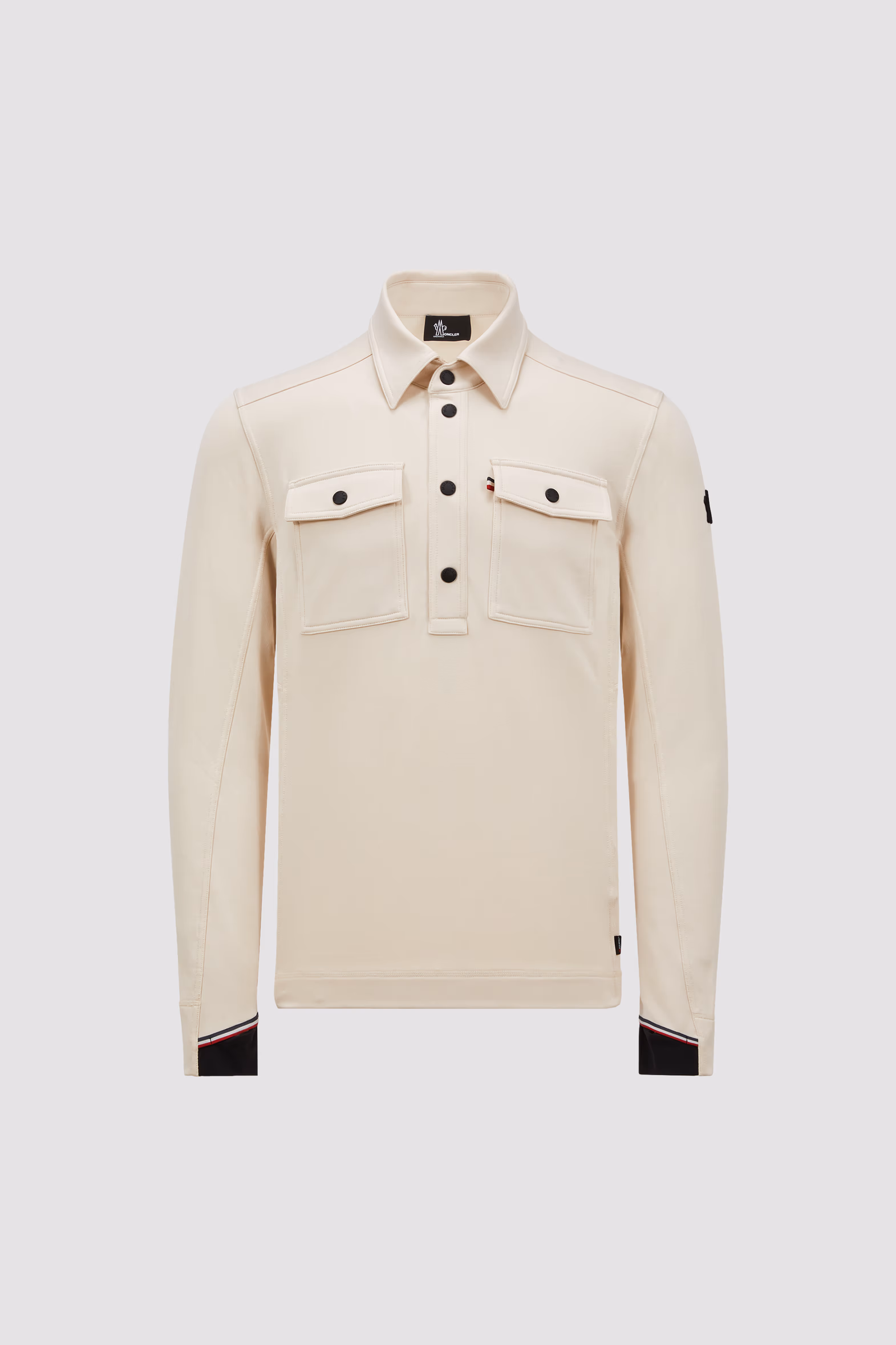 Polo de manga larga Polartec® Hombre Beige Claro Moncler 2